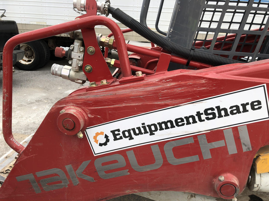 2019 Takeuchi TL8 Radial ROPS, ROPS/FOPS Canopy, 15" Wide Rubber Tracks, Back-up Alarm, Front & Rear Working Lights, Auxiliary Hydraulics, Two-Speed Travel, Electronic Monitoring System 76" HD Dirt Bucket with 8 Teeth, 20.3 cubic feet Capacity