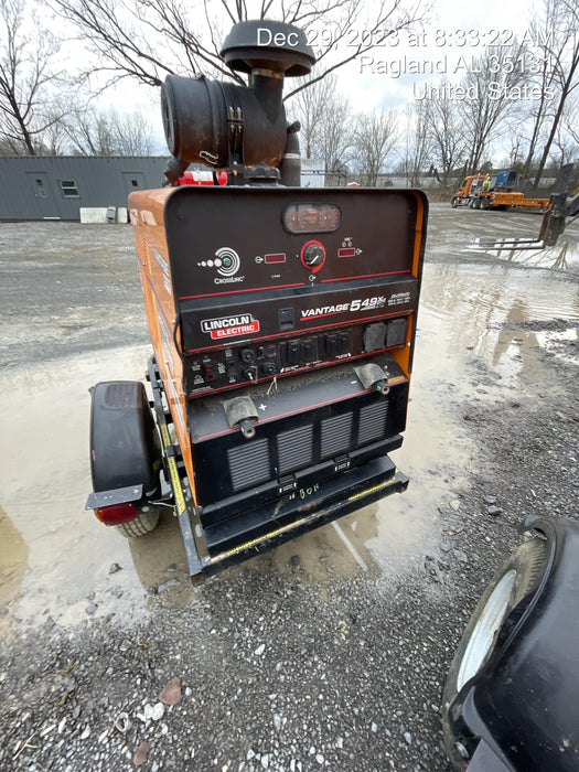2022 Lincoln Electric Vantage 549X Crosslink Technology, Trailer Mounted, ES Decals, T3