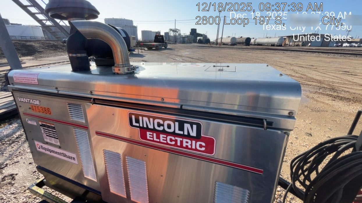 2024 Lincoln Electric Vantage 549X Vantage 549X Ready Pak 3 w/ Telematics & Decals, Stainless (Includes Trailer, Cable Rack, Fender Light Kit), part #K3534-2-RP3MES