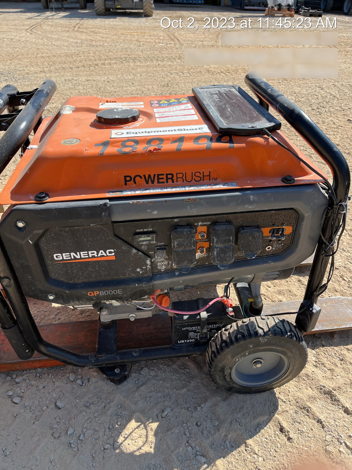2021 GENERAC GP8000E