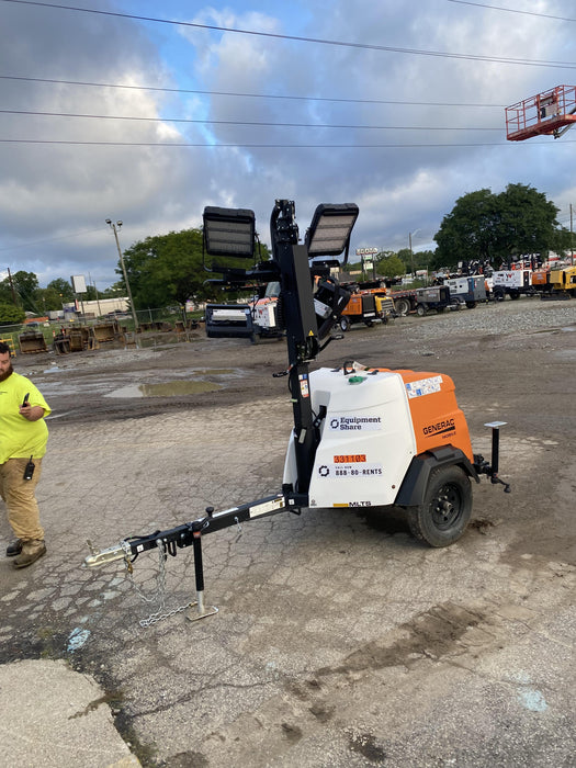 2023 Generac MLT2 Diesel, Flex Switch 120V Input, Powerzone Controller, (4) 320W LED Lights, 4kW Generator, 39.9 Gal Fuel Tank, 2" Ball, T3