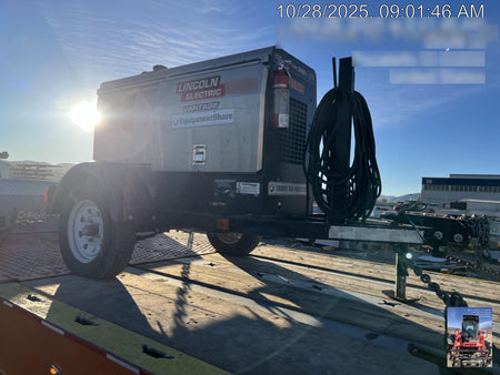 2019 Lincoln Electric Vantage 322 Ready-Pak 3, Two Wheel Trailer, Fender and Light Kit, Cable Rack