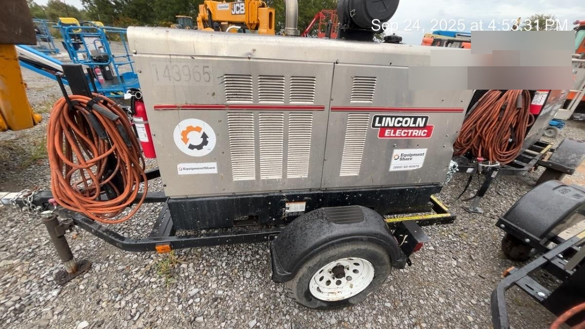 2021 Lincoln Electric Air Vantage 566 Air Vantage 566X Ready Pak 3 (includes trailer, cable rack, fender light kit); no telematics