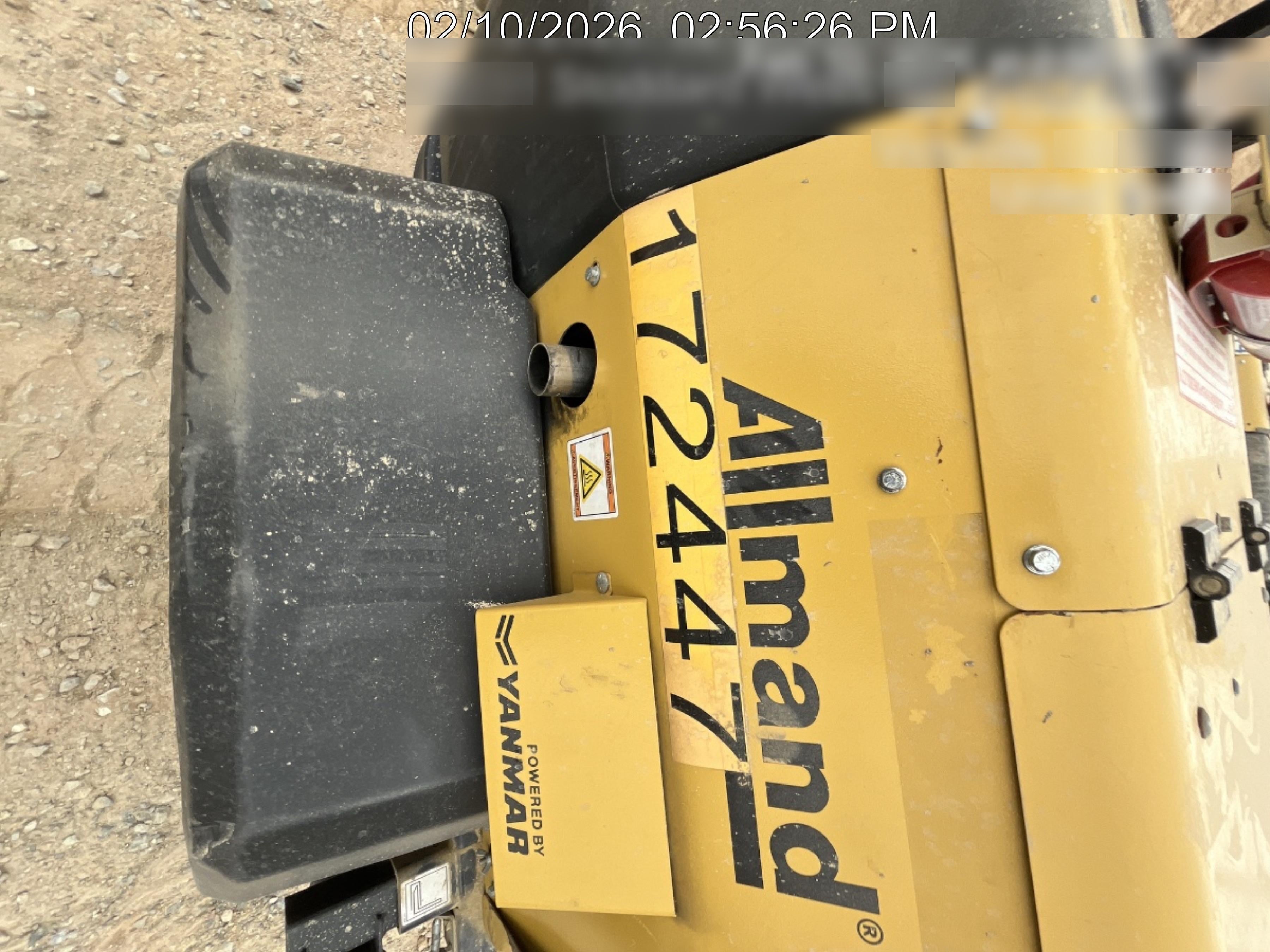 2021 Allmand NLV3GR (4) LED Light Fixture 350W, 23' Vertical Mast, 3kW Prime, Towable, Deep Sea L401, Leveling Jacks, Yanmar T4F 5.8hp