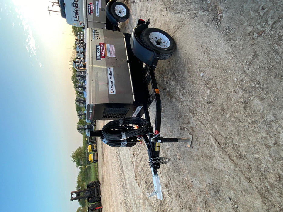 2019 Lincoln Electric Vantage 322 Ready-Pak 3, Two Wheel Trailer, Fender and Light Kit, Cable Rack