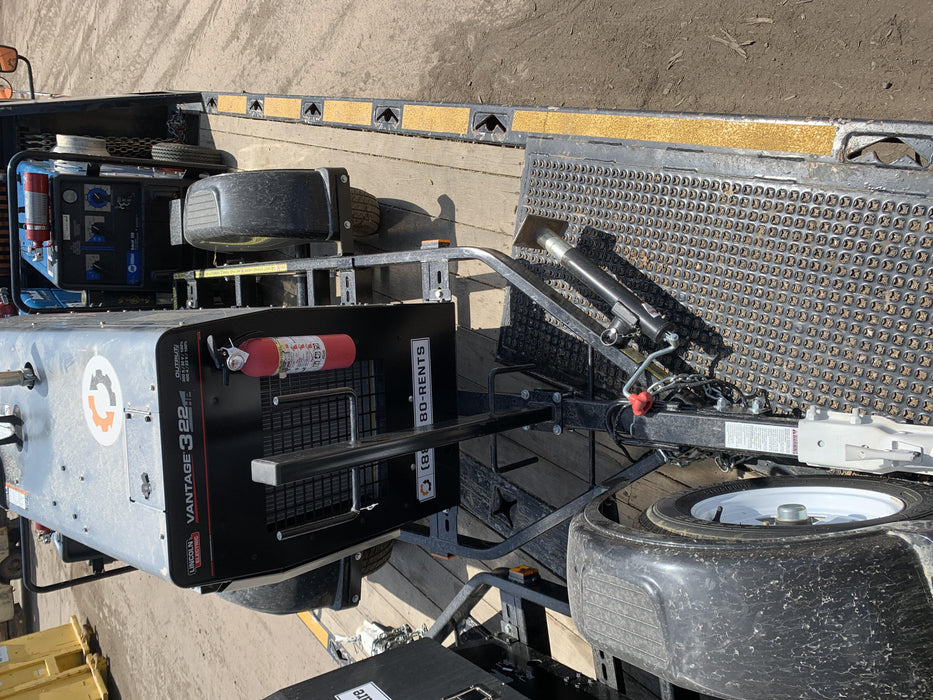 2019 Lincoln Electric Vantage 322 Ready-Pak 3, Two Wheel Trailer, Fender and Light Kit, Cable Rack