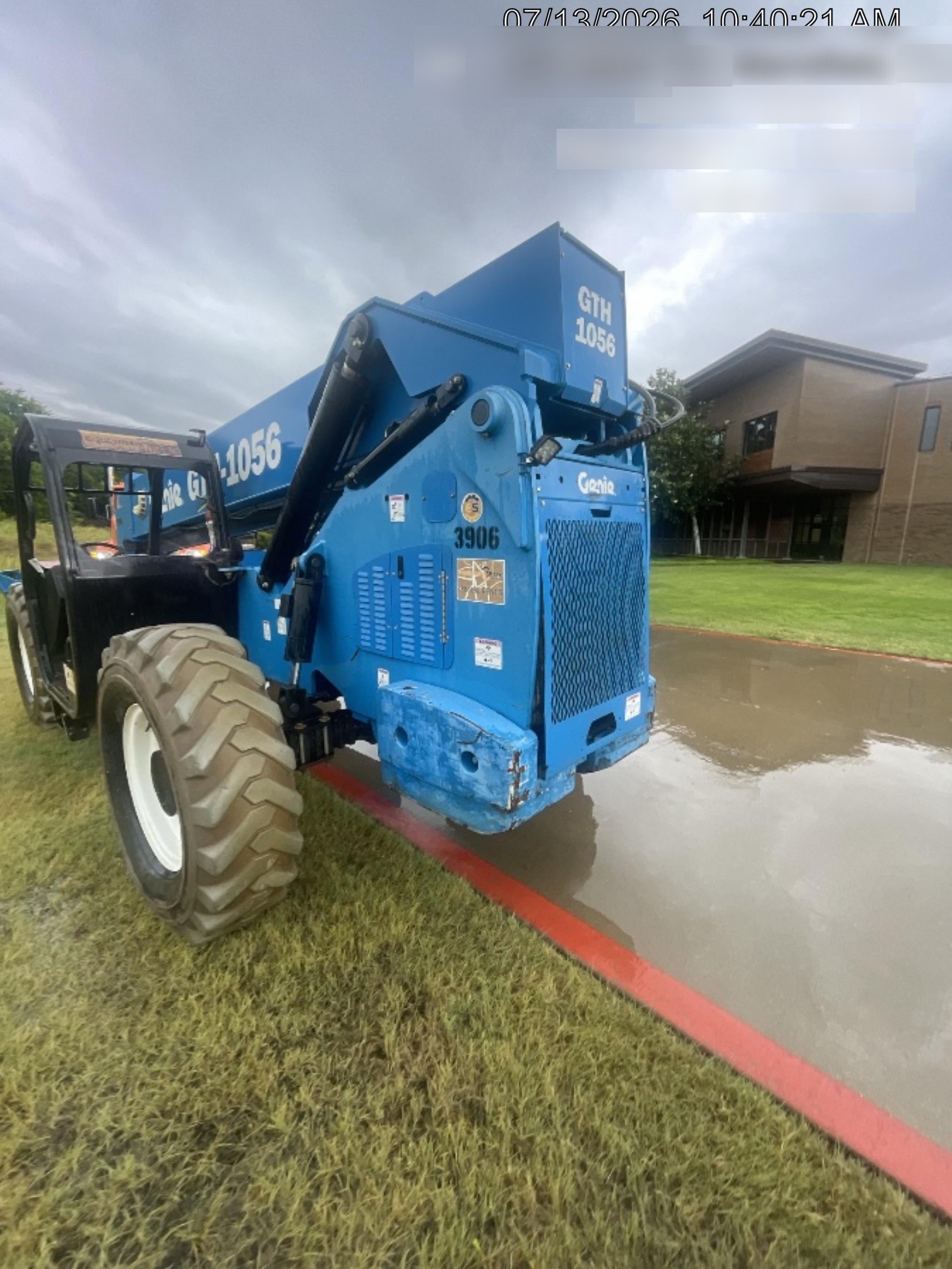 2017 Genie GTH-1056 Genie GTH1056, Solid Tires, 60" carriage, Light Kit, Open ROPS