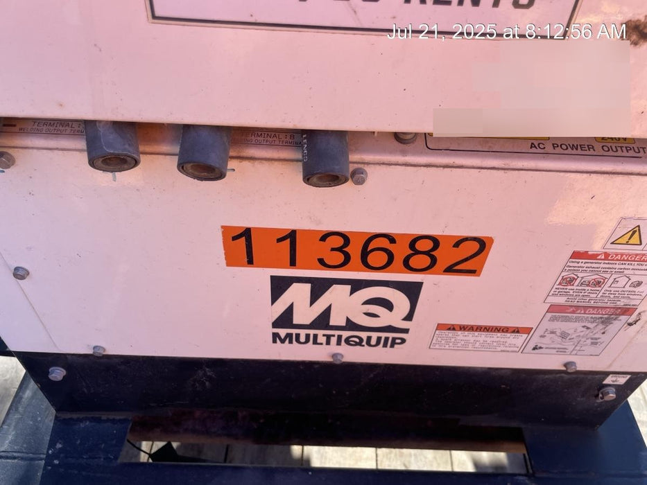 2020 Multiquip DLW400ESA4 400 amp Welder, 14kW, 120/240V, T4F Kubota, Trailer