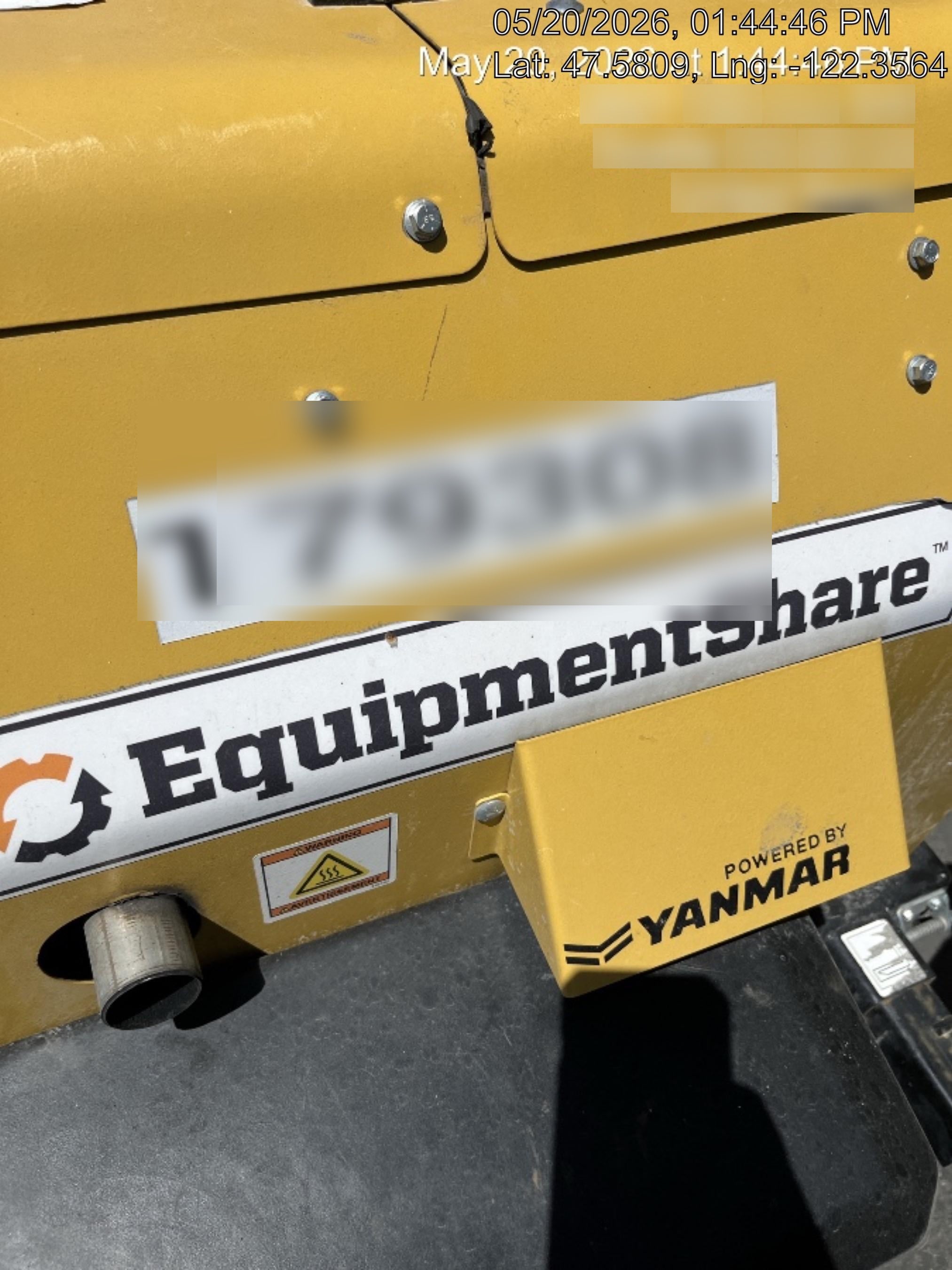 Allmand NLV3GR (4) LED Light Fixture 350W, 23' Vertical Mast, 3kW Prime, Towable, Deep Sea L401, Leveling Jacks, Yanmar T4F 5.8hp