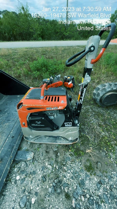 2022 Multiquip MVH158 Honda GX200, 17" Plate, Gas