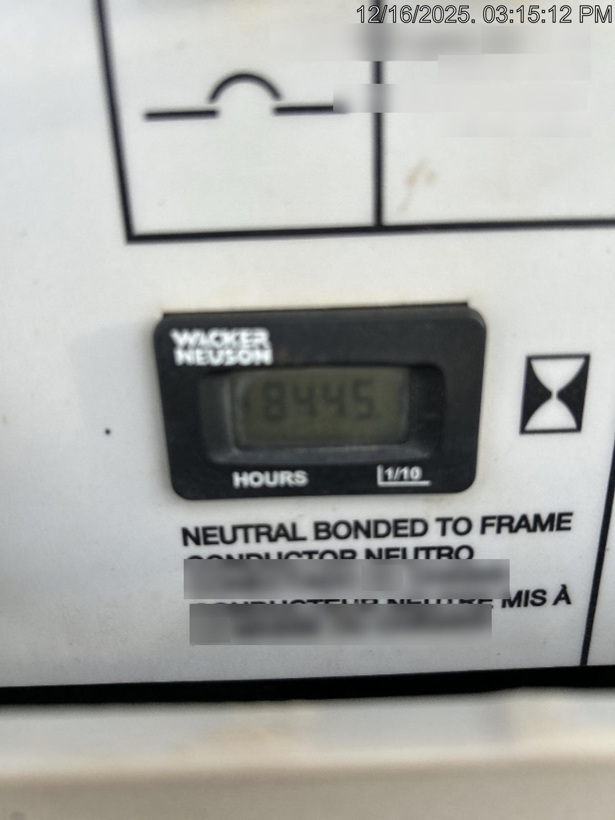 2018 Wacker Neuson LTV6L-MH Wacker Neuson LTV6L Mobile Light Tower w/Fuel Level Sensor Installed