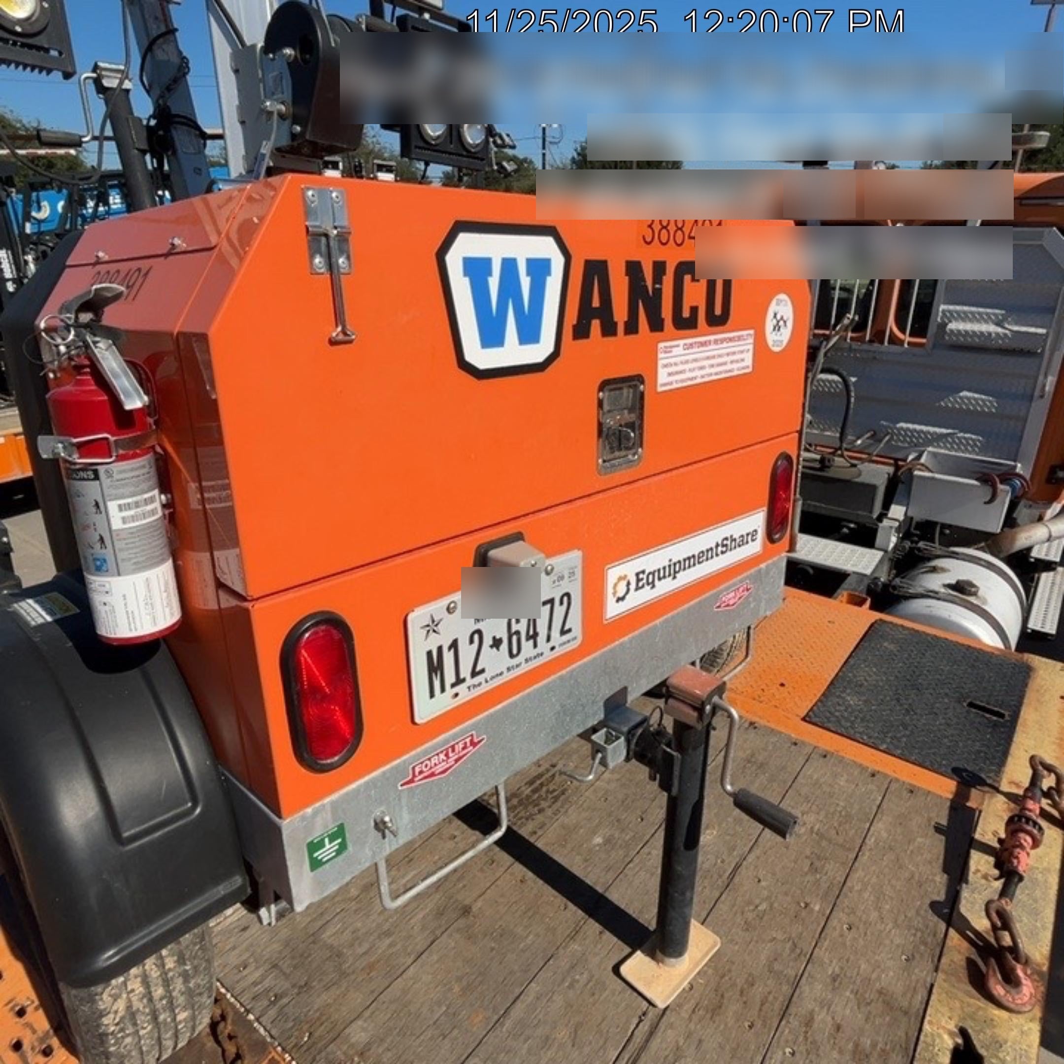 2024 Wanco WLTT-4MM4K Diesel, Deep Sea Controller, Shore Power Plug, Auto Start, (4) 350W LED Floodlights, 4kW Generator, 60 Gal Fuel Tank, 2" Ball, T3