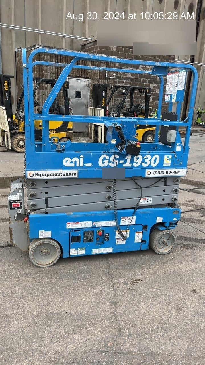 2016 Genie GS-1930 Standard Rental Specs