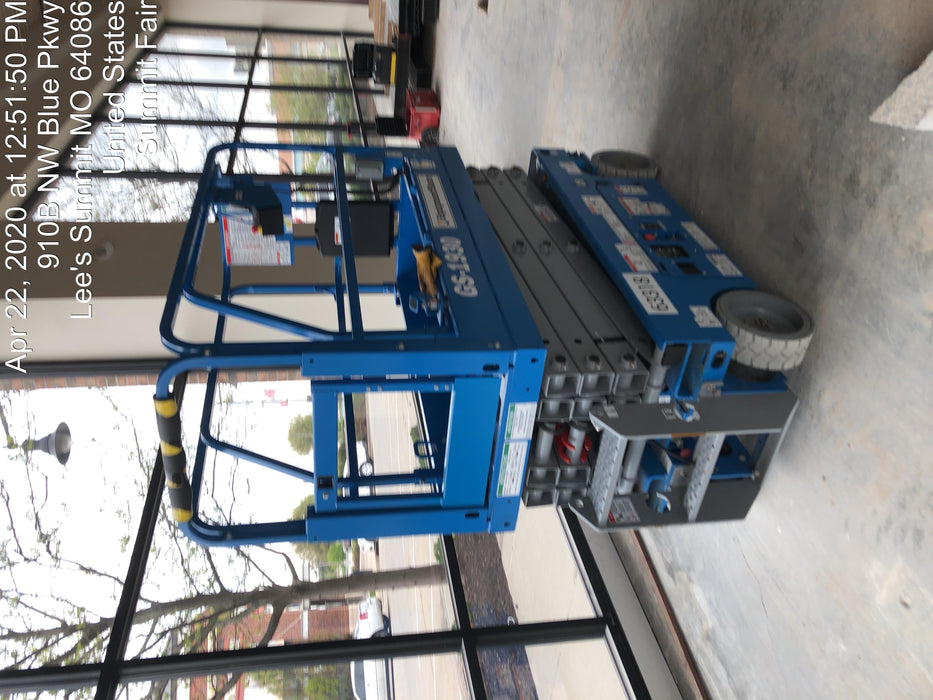 2020 Genie GS-1930 Solid Non Marking Tires, Beacon, Folding rails with half height swing gate