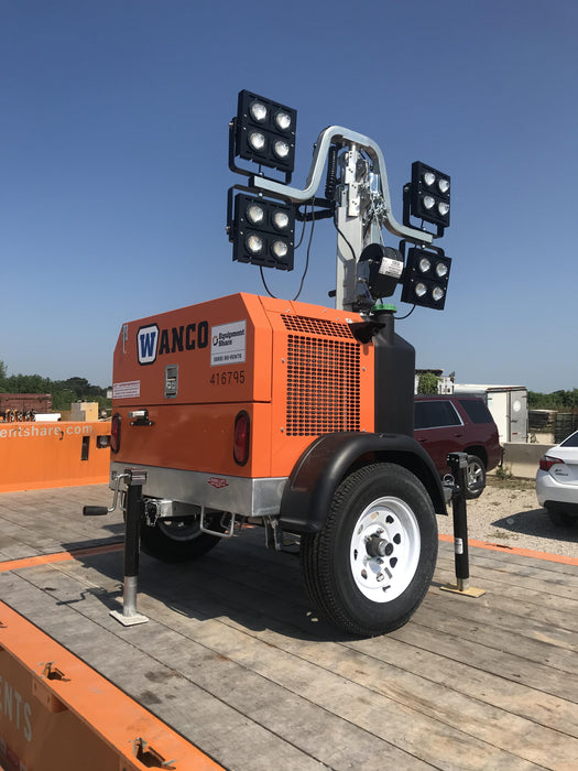 2024 Wanco WLTT-4MM4K Diesel, Deep Sea Controller, Shore Power Plug, Auto Start, (4) 350W LED Floodlights, 4kW Generator, 60 Gal Fuel Tank, 2" Ball, T3