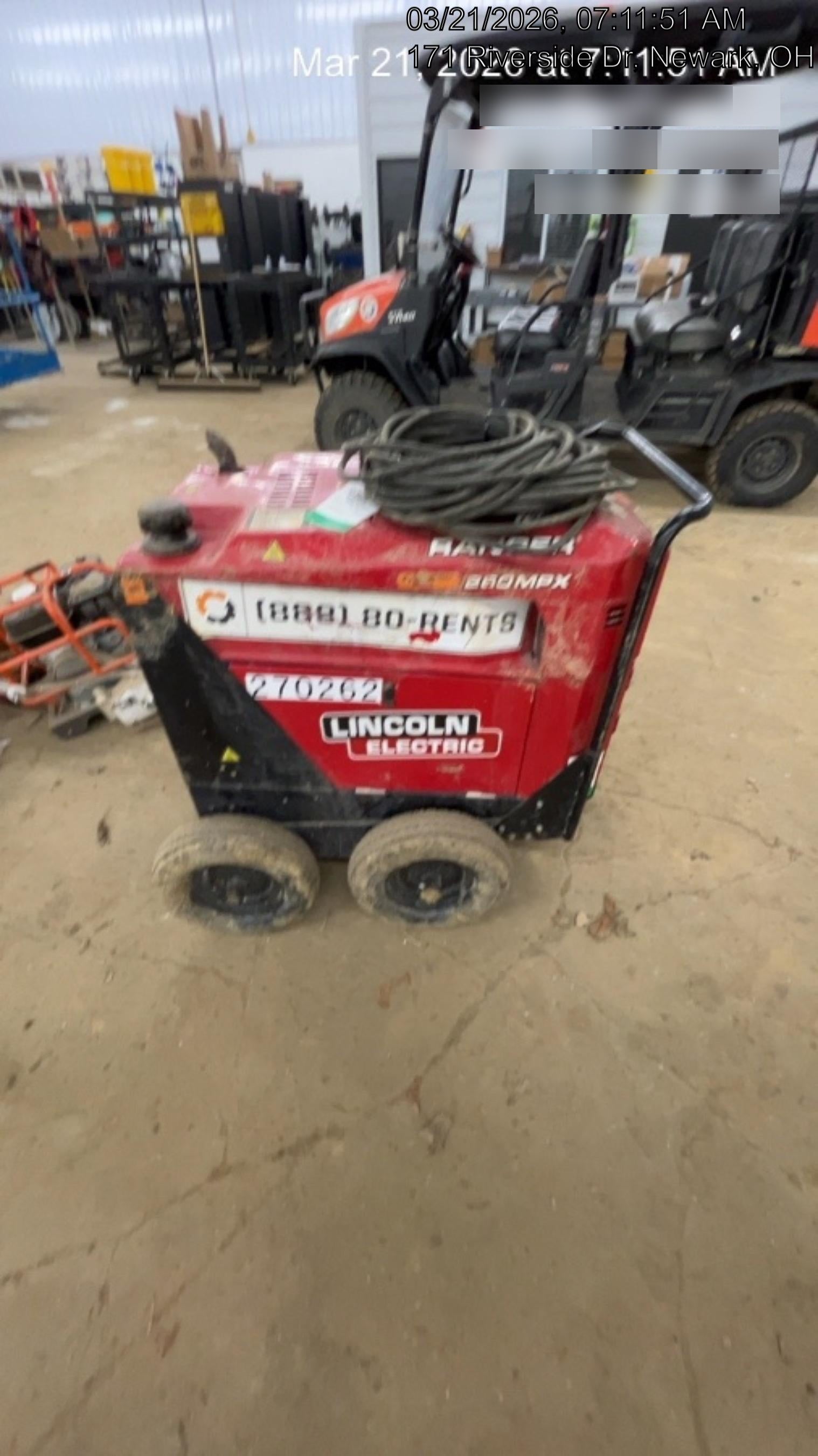 2022 Lincoln Electric Ranger 260MPX K3458-1 Ranger Gasoline Engine Driven Welder (Kohler)