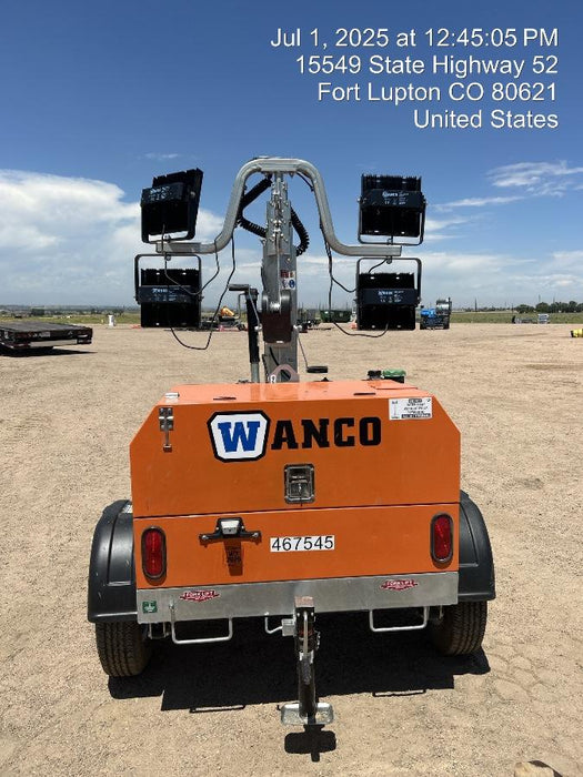 2024 Wanco WLTT-4MM4K Diesel, Deep Sea Controller, Shore Power Plug, Auto Start, (4) 350W LED Floodlights, 4kW Generator, 60 Gal Fuel Tank, 2" Ball, T3