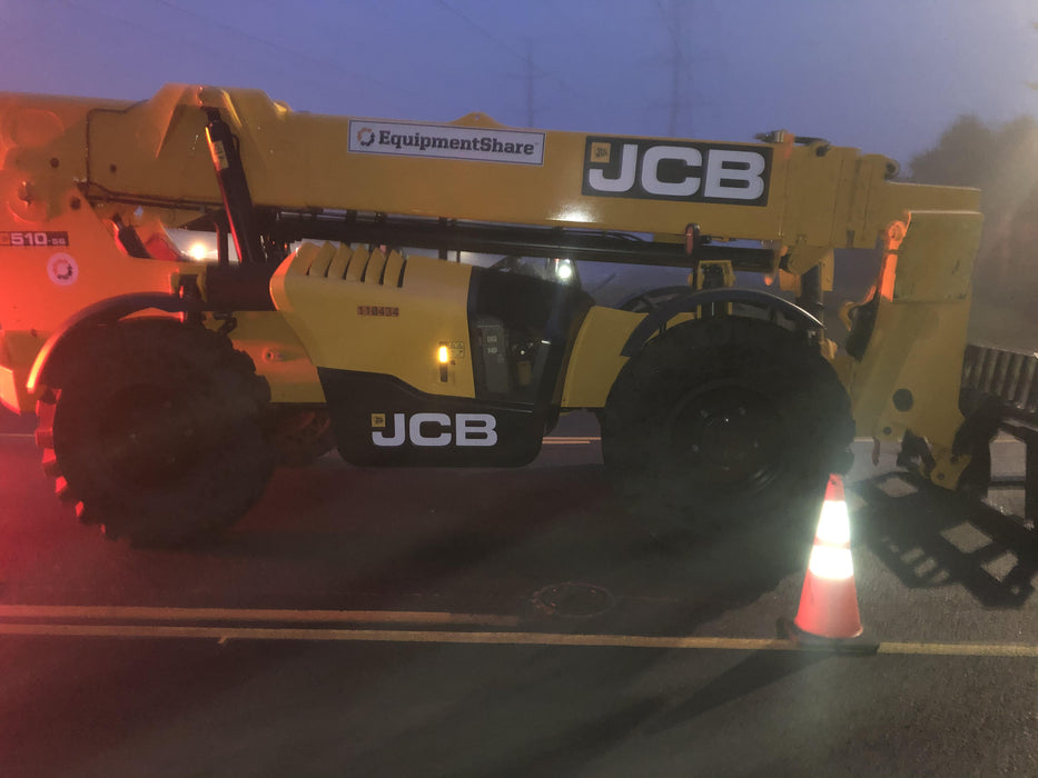 2020 JCB 510-56 Canopy, Solid Tires, Work Lights, Beacon, Aux Hydraulics, Back up Alarm, Lifting Eye, ES Decals