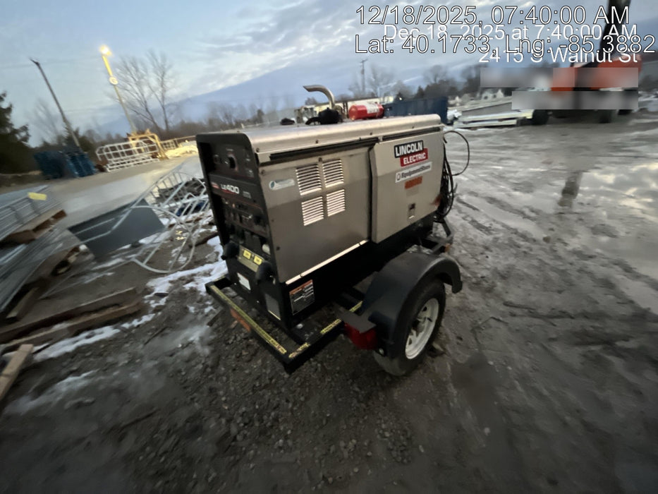 2024 Lincoln Electric LE400 Kubota V1505, Trlr, Cable Rack, Light Kit, ES Decals, T3