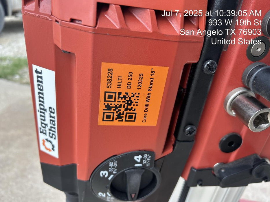 2025 HILTI DD 250