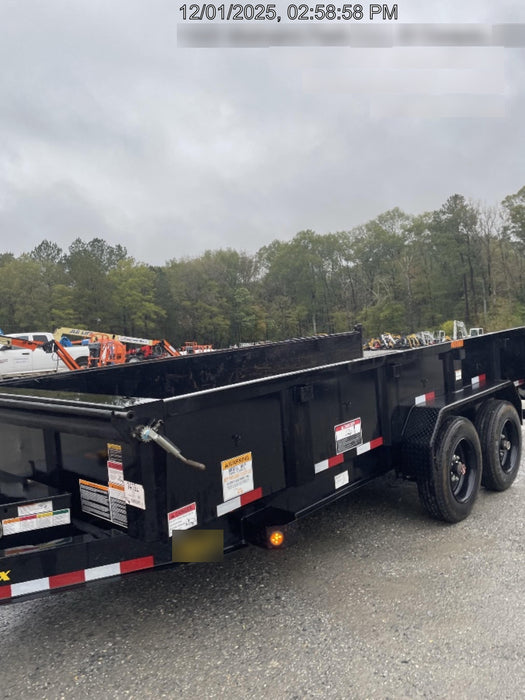 2024 BIG TEX TRAILER 16LP - 16' Bumper Pull Dump Trailer