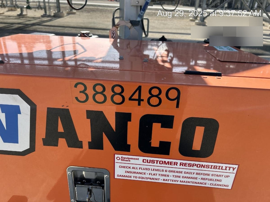 2024 Wanco WLTT-4MM4K Diesel, Deep Sea Controller, Shore Power Plug, Auto Start, (4) 350W LED Floodlights, 4kW Generator, 60 Gal Fuel Tank, 2" Ball, T3