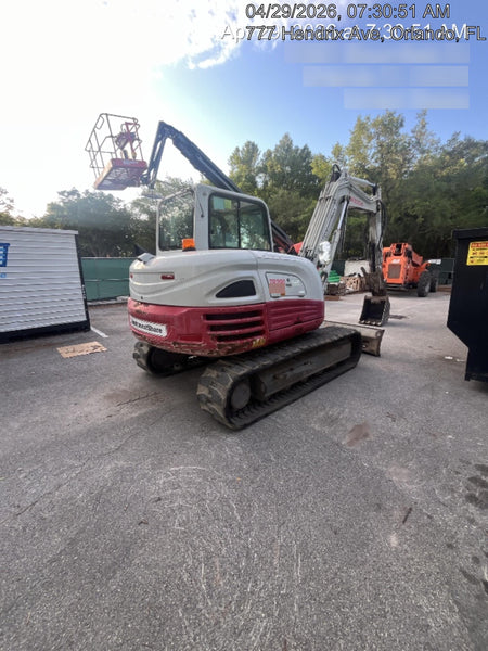 2019 Takeuchi TB290 Cab, AC, Rubber Tracks, Dozer Blade, Travel Alarm, Control Pattern Change Valve, Auxiliary Hydraulics w/18" Quick Coupler Bucket with teeth, 6.2 cu. ft. capacity/24" Quick Coupler Bucket with teeth, 8.6 cu. ft. capacity/36" Quick Coupler Bucket with teeth, 13.4 cu. ft. capacity, Quick Coupler, Hydraulic Thumb Installed