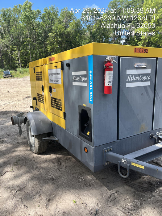 2020 ATLAS COPCO PAS 150 HF CS Enclosed