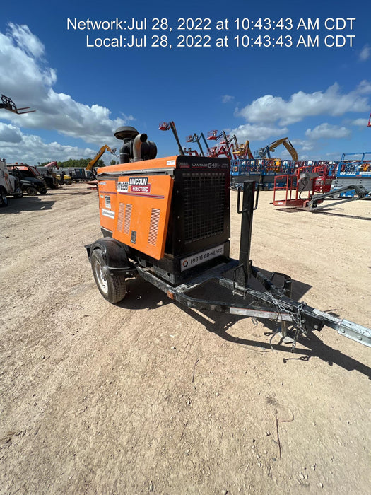 2021 Lincoln Electric Vantage 549X Ready Pak 3, ORANGE (includes trailer, cable rack, fender light kit)