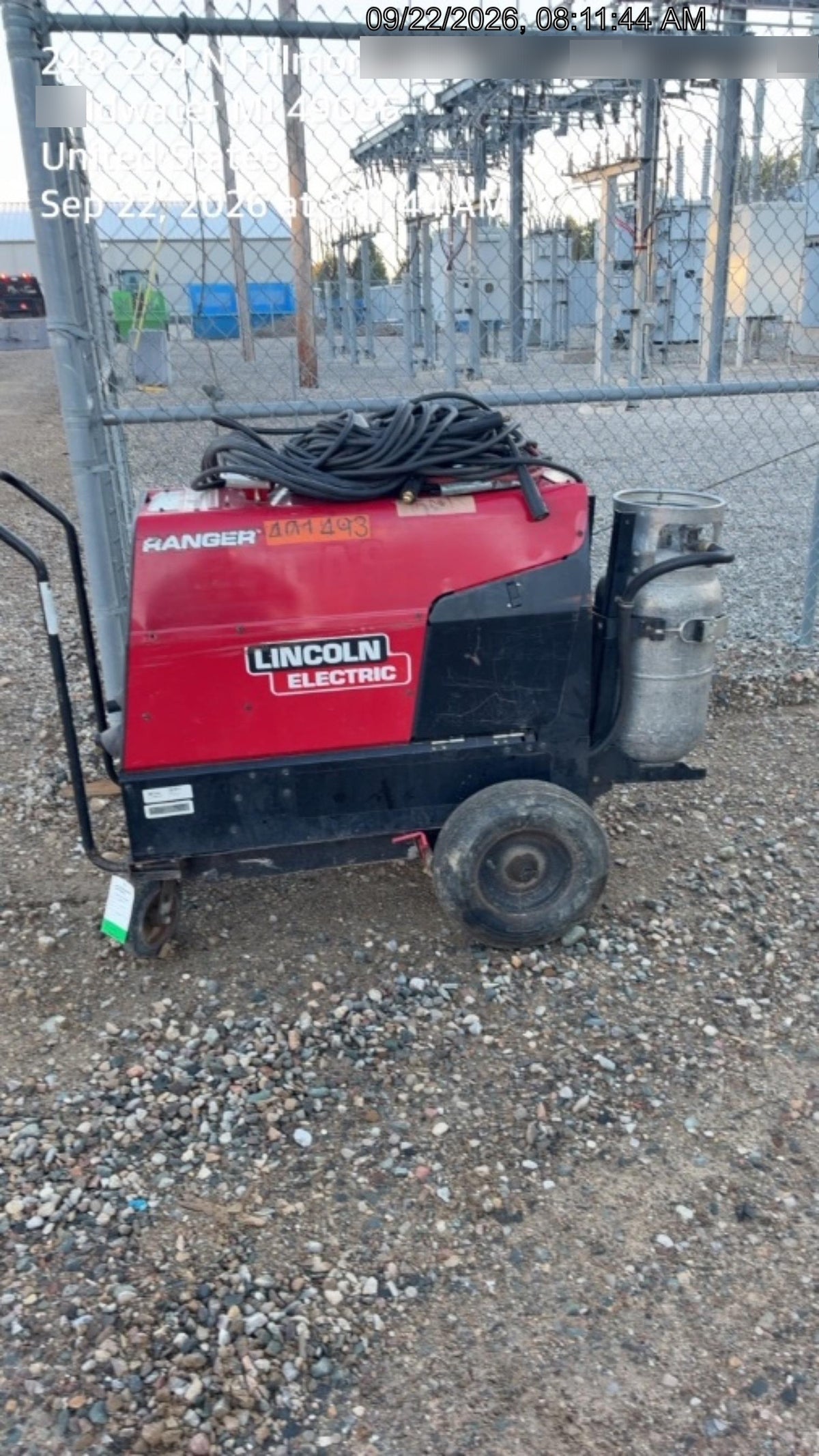 2024 Lincoln Electric Ranger 305 LPG Ranger 305 LPG, Undercarriage, Tank Holder & Strap, 10kw AC Gen, 25hp Kohler LPG Eng