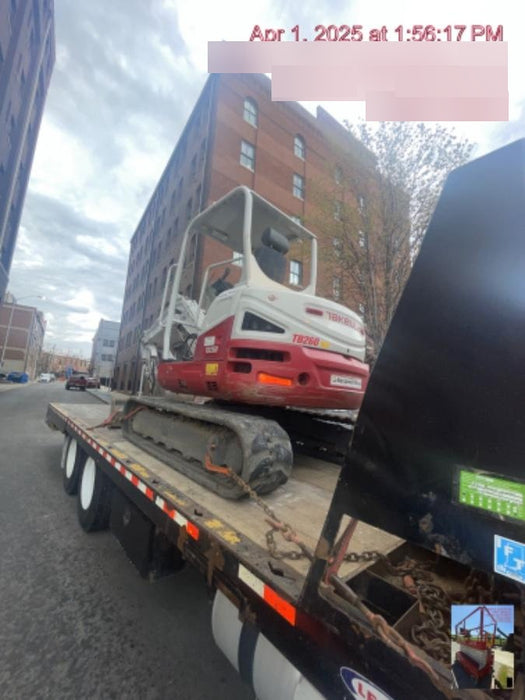 2019 Takeuchi TB260 Takeuchi TB260 Canopy w/Rubber Tracks, Auxiliary Hydraulics, Standard Blade, Manual QC, 12 / 18 / 24" Buckets, Hydraulic Thumb Installed