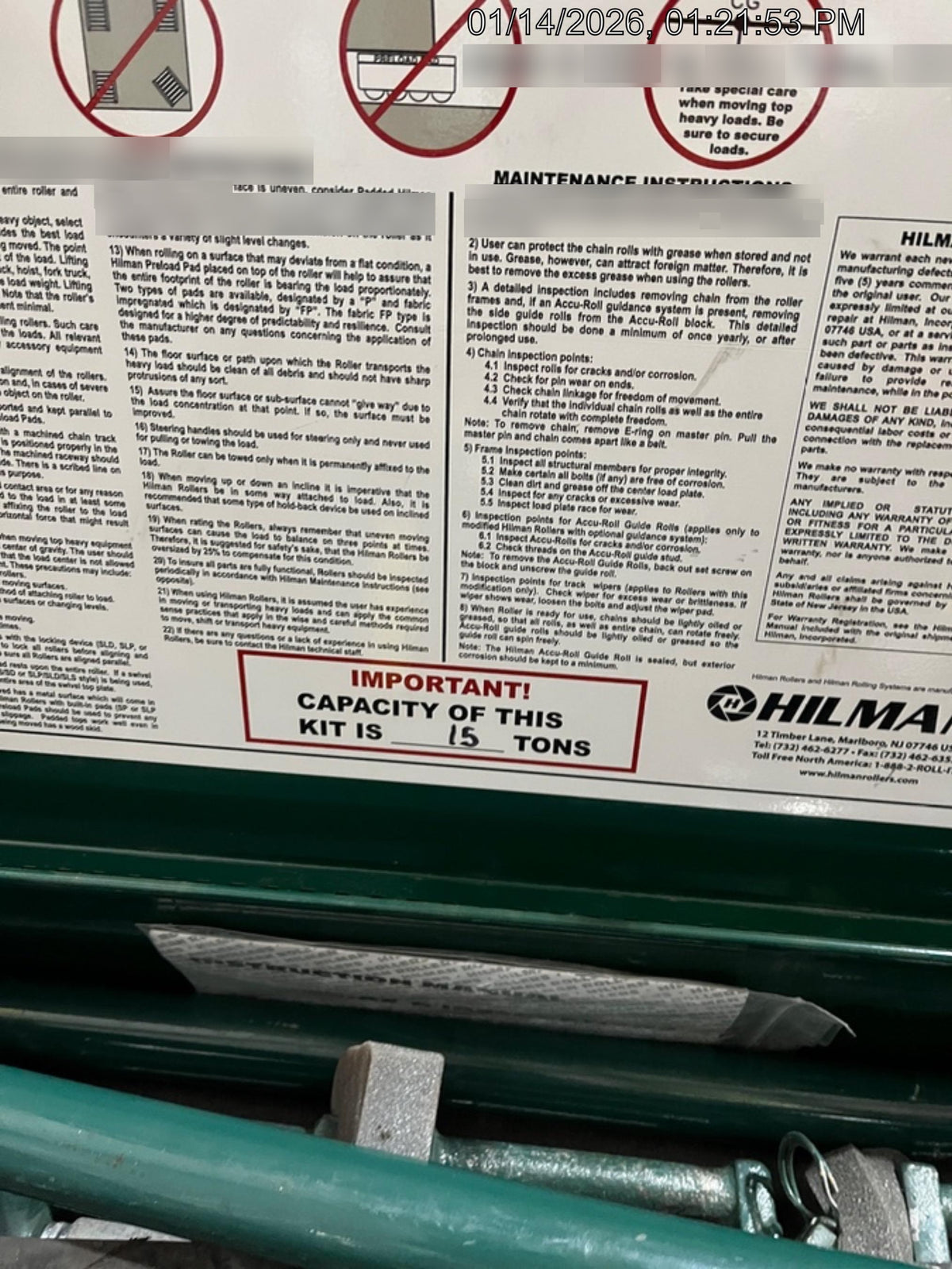 2024 HILMAN ROLLERS KRS-15-SLD