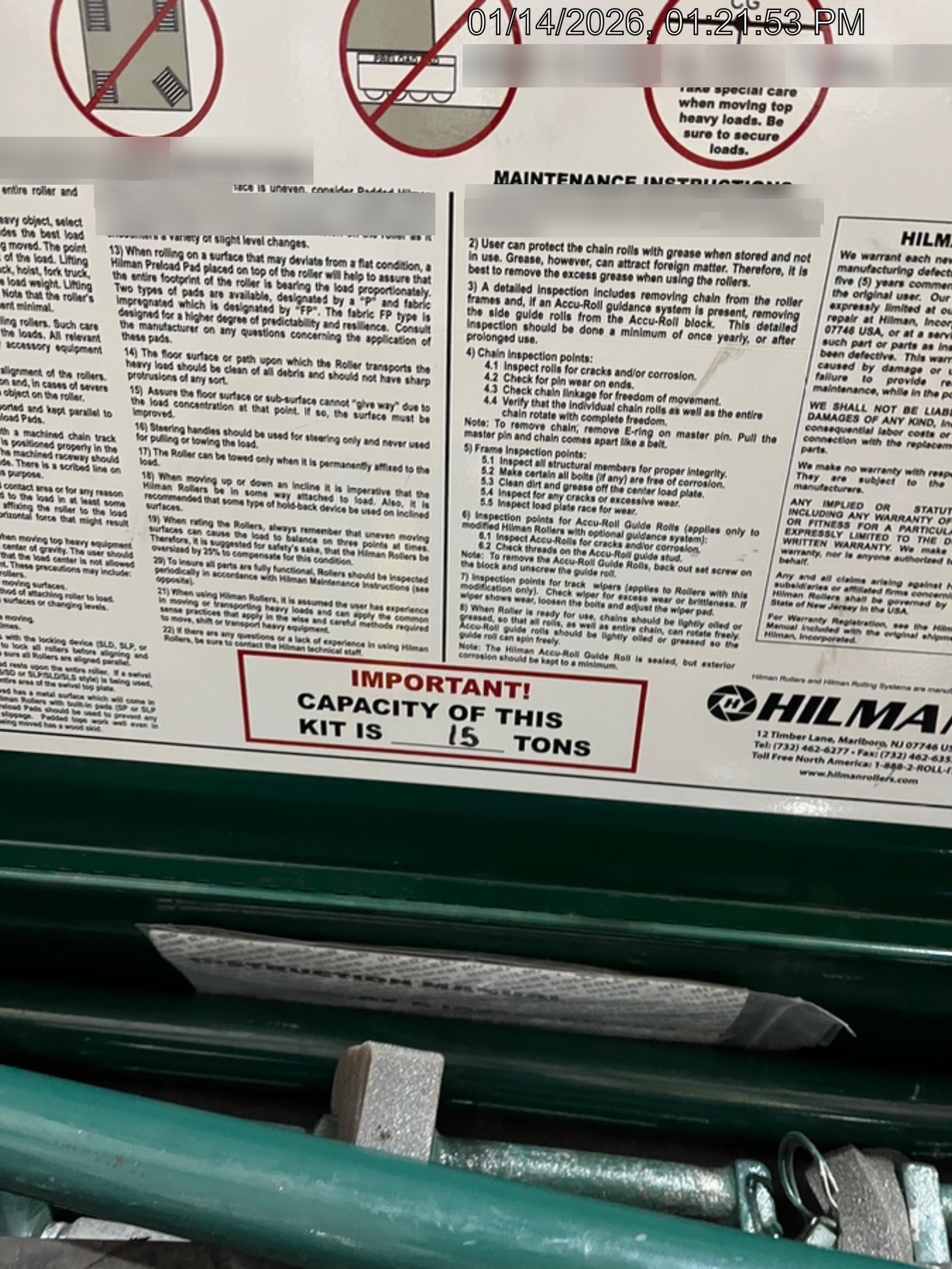2024 HILMAN ROLLERS KRS-15-SLD