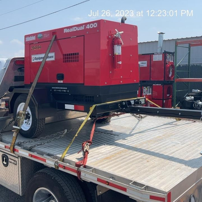 2023 Shindaiwa DGW400MDL Kubota D902 Engine, 23 HP, Dual Op Welder, Wire, Arc, Droop Stick, Tig, and CC Stick Functionality, Simulphase, 3 Phase and 1 Phase Gen Output, Single Axle NB Trlr, Slr Trckl Chrg 12V 12W, Fire Ext