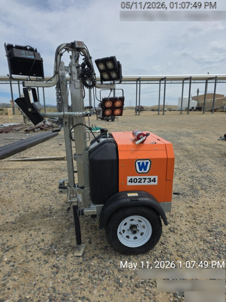 2024 Wanco WLTT-4MM4K Diesel, Deep Sea Controller, Shore Power Plug, Auto Start, (4) 350W LED Floodlights, 4kW Generator, 60 Gal Fuel Tank, 2" Ball, T3