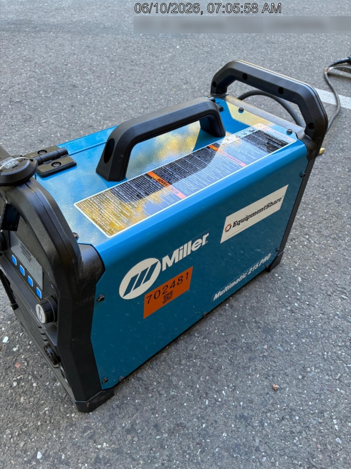 2026 MILLER ELECTRIC Multimatic 215