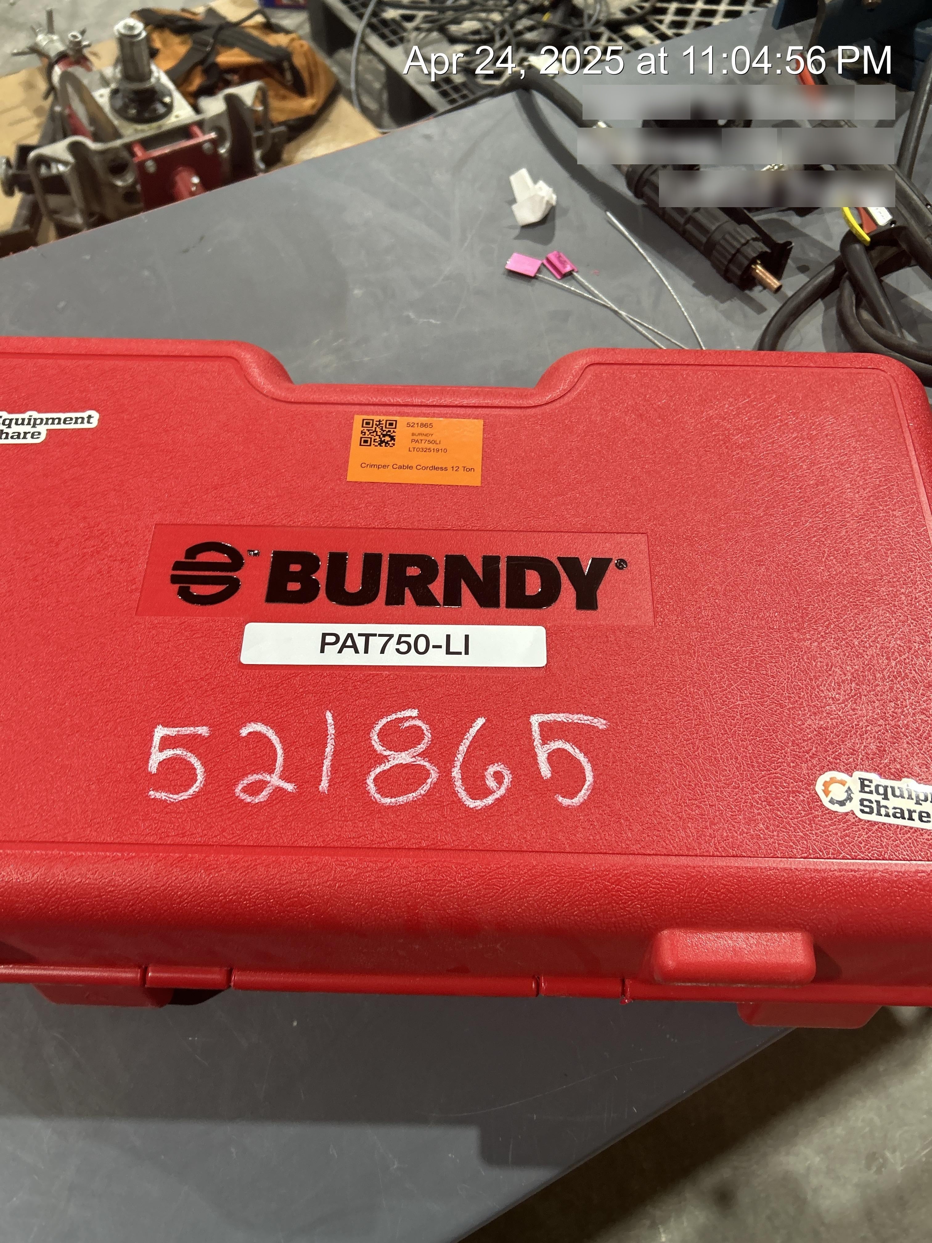 2025 BURNDY PAT750LI