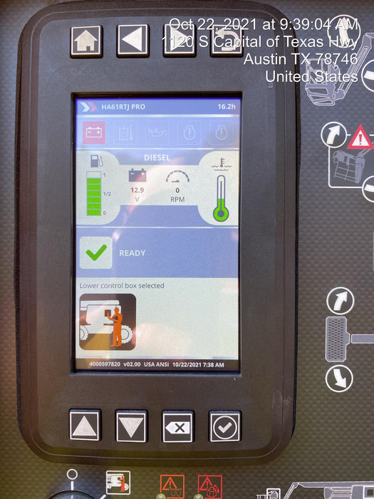 2020 Haulotte HA61RTJ PRO DSL, 4WD, Sld Tires, Bcn