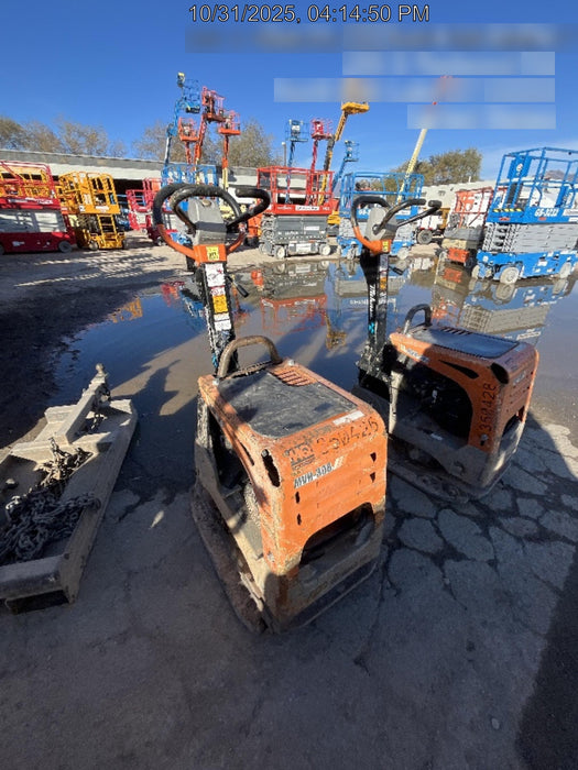 2023 Multiquip MV308GH Honda GX270, 18" Plate, Tachometer