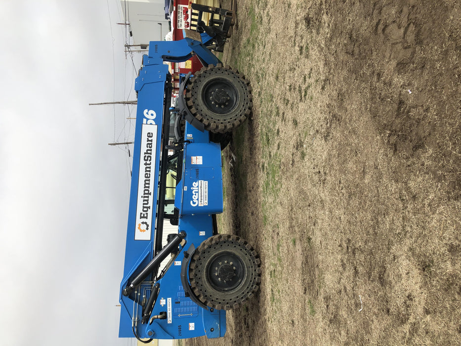 2018 Genie GTH-1056 Genie GTH-1056 w/Enclosed Cab w/HVAC, Work Lights, Solid Tires, Beacon, 60" Carriage and Forks