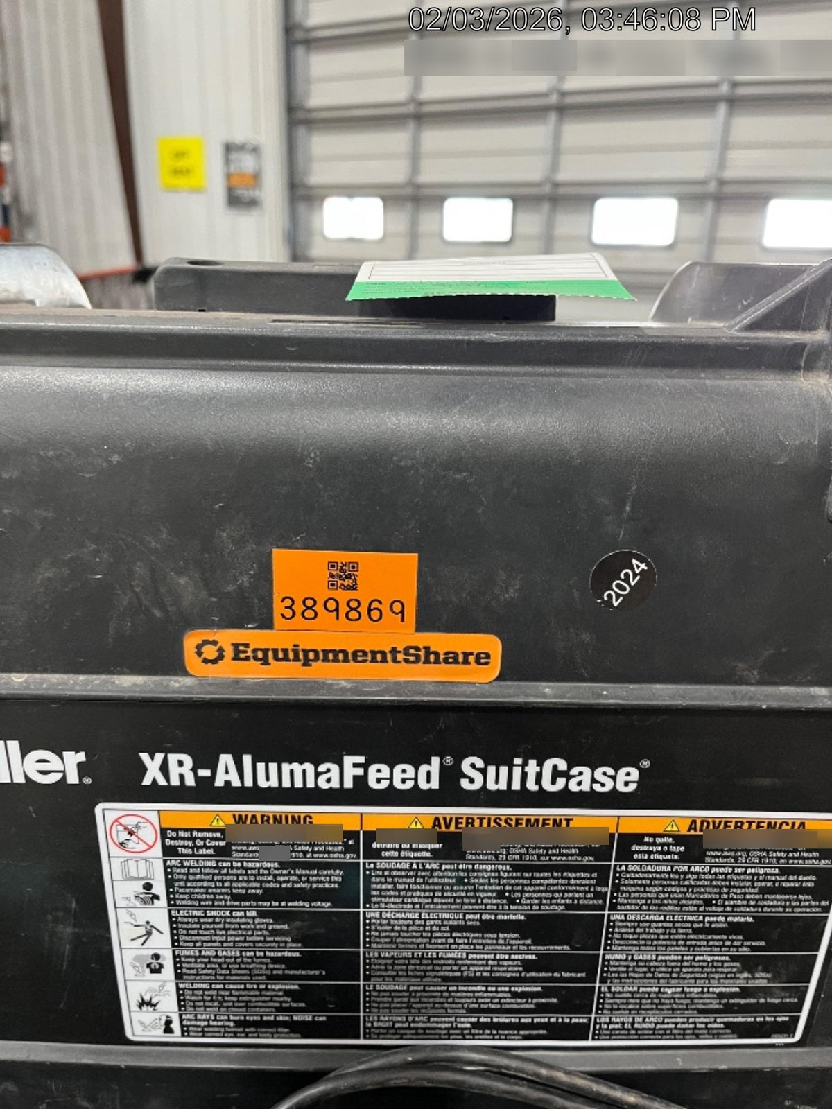 2023 MILLER ELECTRIC XR-AlumaFeed