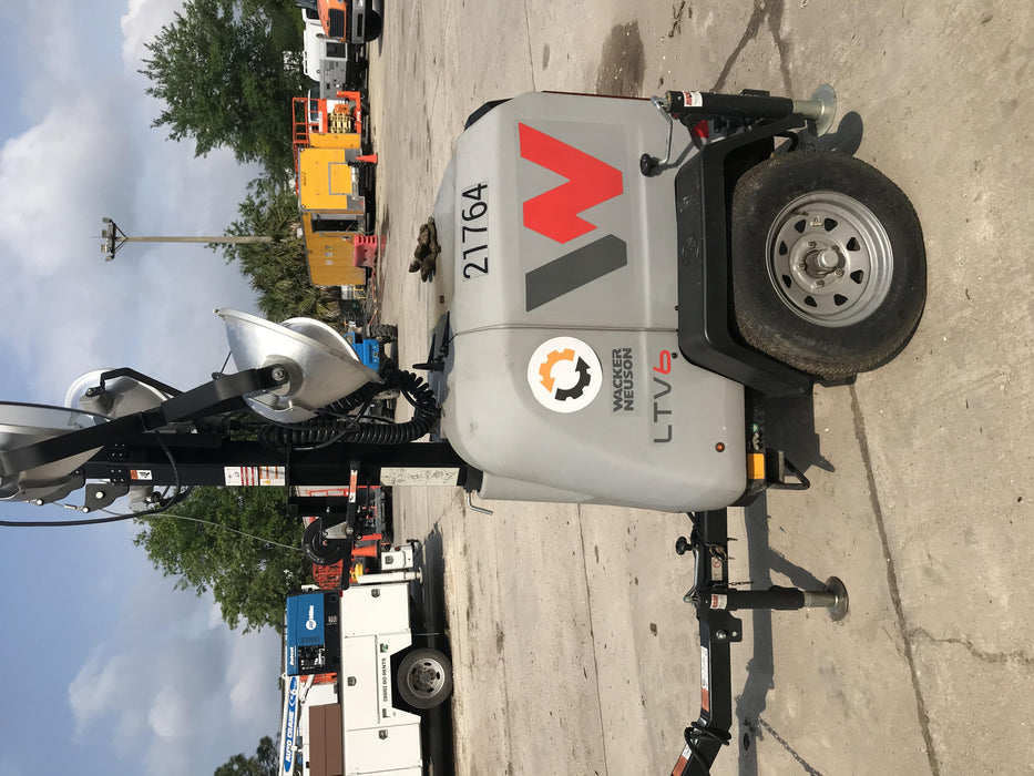 2019 Wacker Neuson LTV6L-MH Wacker Neuson LTV6L Mobile Light Tower w/Fuel Level Sensor Installed