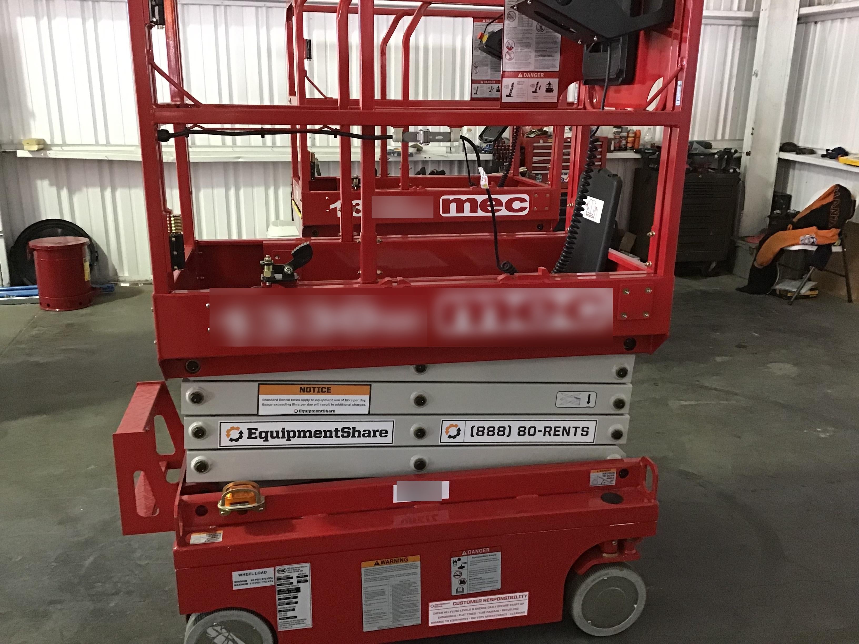 2019 MEC 1330SE Motion Alarm, Beacon, Includes MachineLink keypad and telematics device