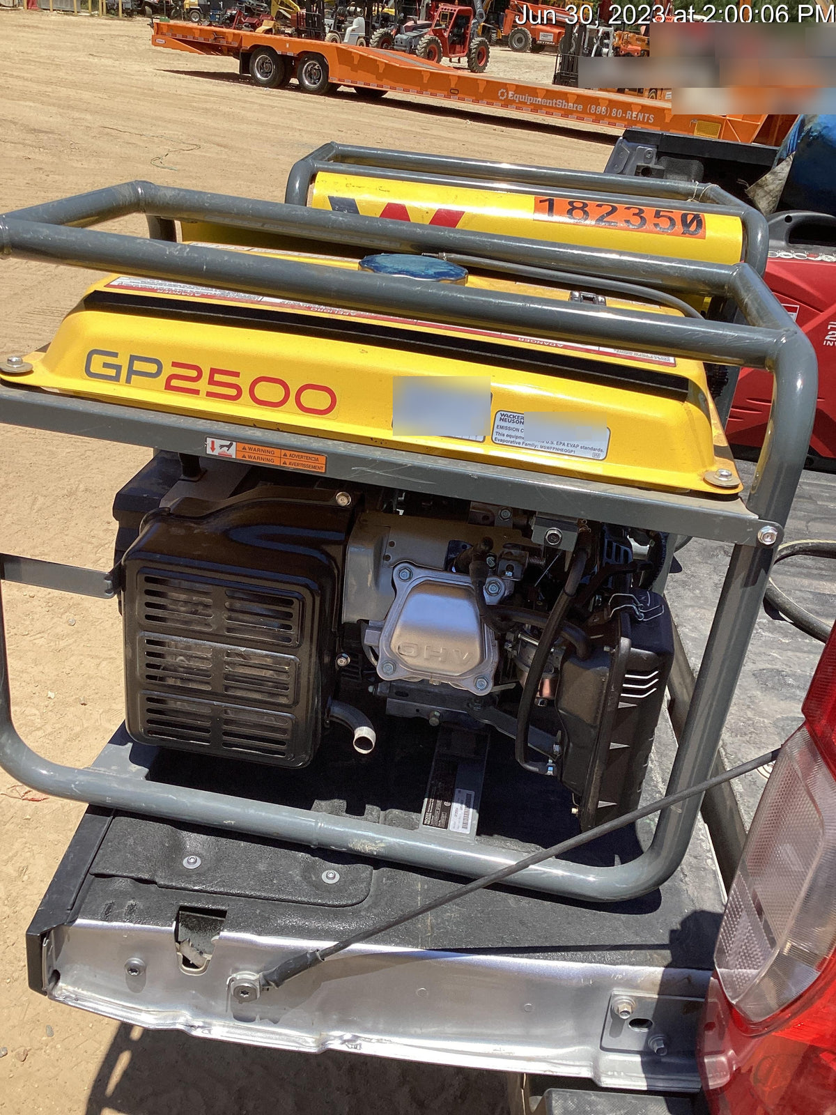 2021 WACKER NEUSON GP2500A