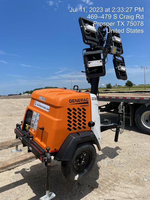 2023 Generac MLT2 Diesel, Flex Switch 120V Input, Powerzone Controller, (4) 320W LED Lights, 4kW Generator, 39.9 Gal Fuel Tank, 2" Ball, T3