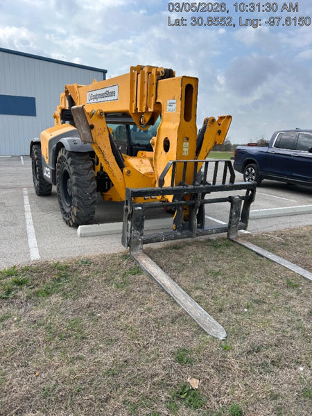 2019 JCB 510-56 JCB 510-56 Telehandler 74 HP w/CAB/HVAC, Beacon, Worklights, Aux Hydraulics, Solid Tires, 72" Carriage/Forks