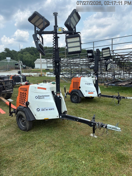 2023 Generac MLT2 Diesel, Flex Switch 120V Input, Powerzone Controller, 
(4) 320W LED Lights, 4kW Generator, 39.9 Gal Fuel Tank, 2" Ball, T3
