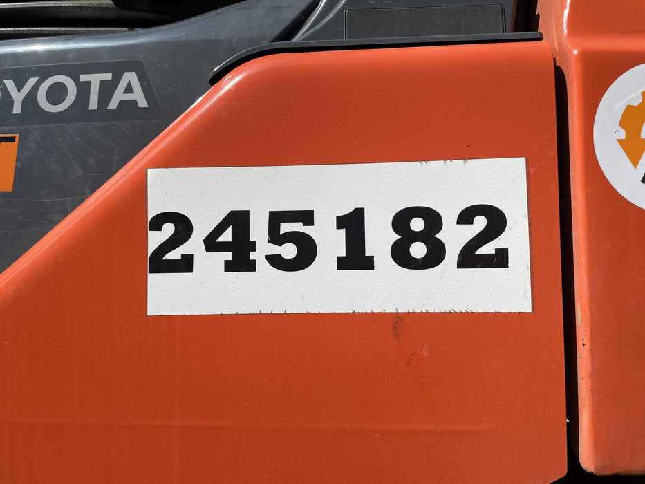 2022 TOYOTA 8FGU25 LP w/ Scale