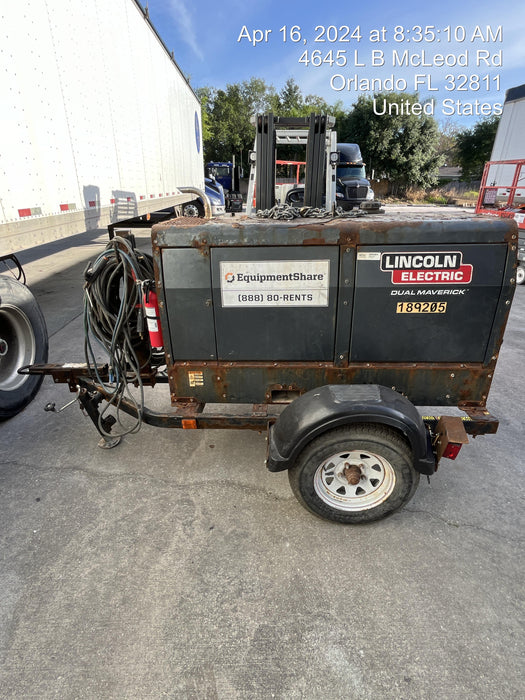 2021 Lincoln Electric Dual Maverick 200/200X Ready Pak 3, Includes Trailer, Cable Rack, Fender Light Kit