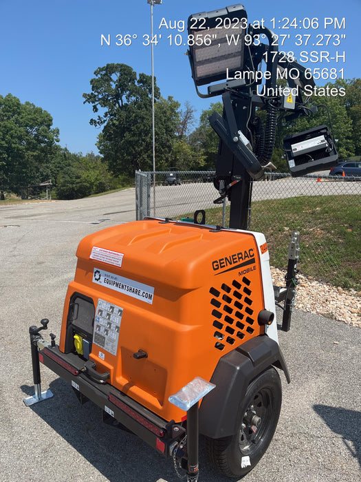 2023 Generac MLT2 Diesel, Flex Switch 120V Input, Powerzone Controller, (4) 320W LED Lights, 4kW Generator, 39.9 Gal Fuel Tank, 2" Ball, T3